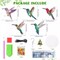 Diamond Painting Hummingbird Diamond Art Wind Chimes Crafts Kit for Garden Decor